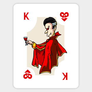 Easy Halloween Playing Card Costume: King of Hearts Magnet